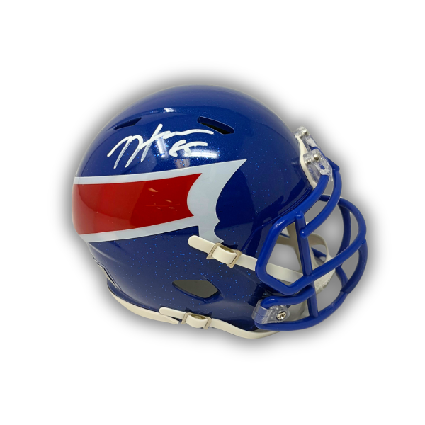 Jackson Hawes Signed Buffalo Bills Nickel City Alternate Speed Mini Helmet