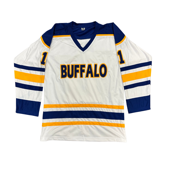 Gilbert Perreault Signed Pro-Style White Hockey Jersey