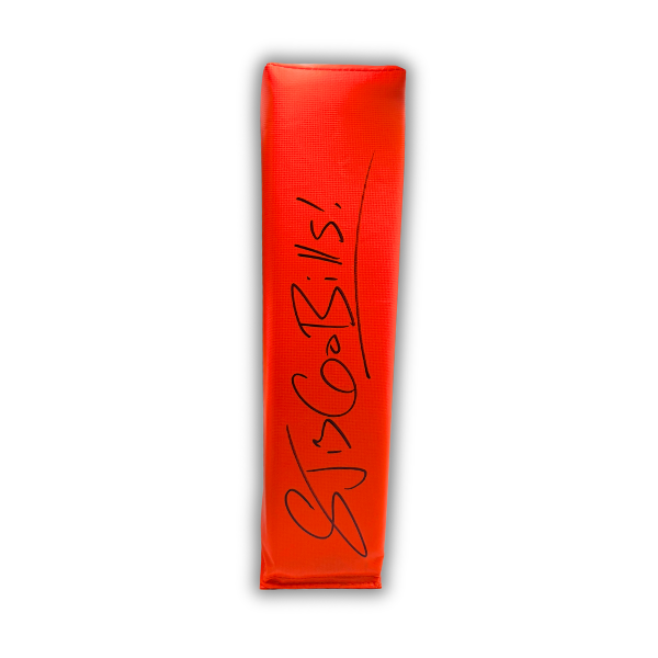 Stevie Johnson Signed Replica End Zone Pylon with "Go Bills"