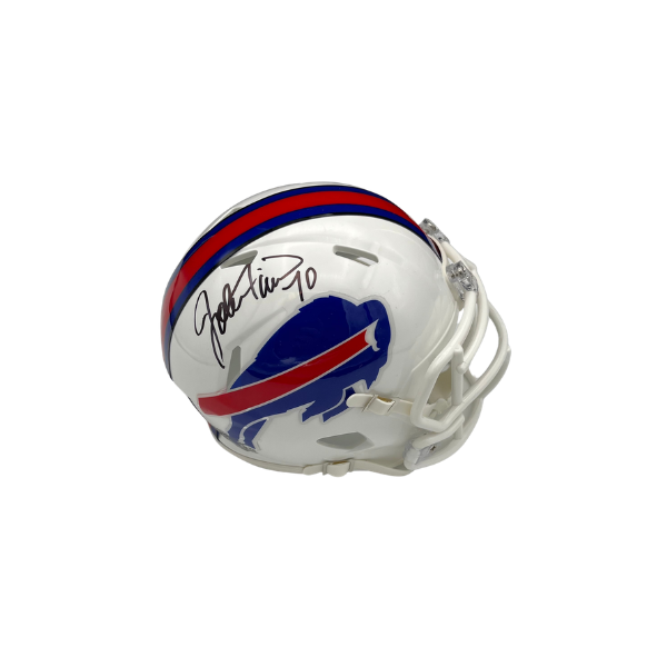John Fina Signed Buffalo Bills 2021 Speed Mini Helmet