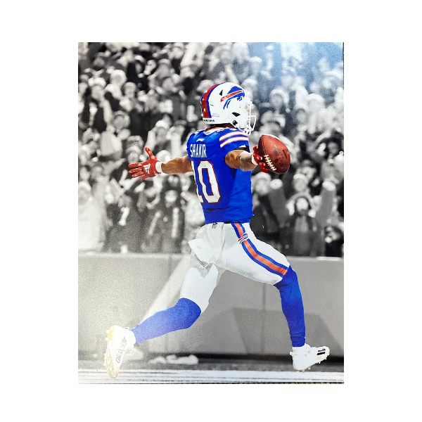 Khalil Shakir Unsigned Running with Ball Spotlight Photo