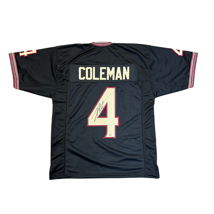 Keon Coleman Signed Pro-Style Black College Football Jersey