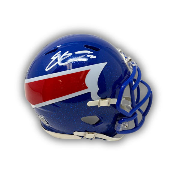 Eric Wood Signed Buffalo Bills Nickel City Alternate Speed Mini Helmet