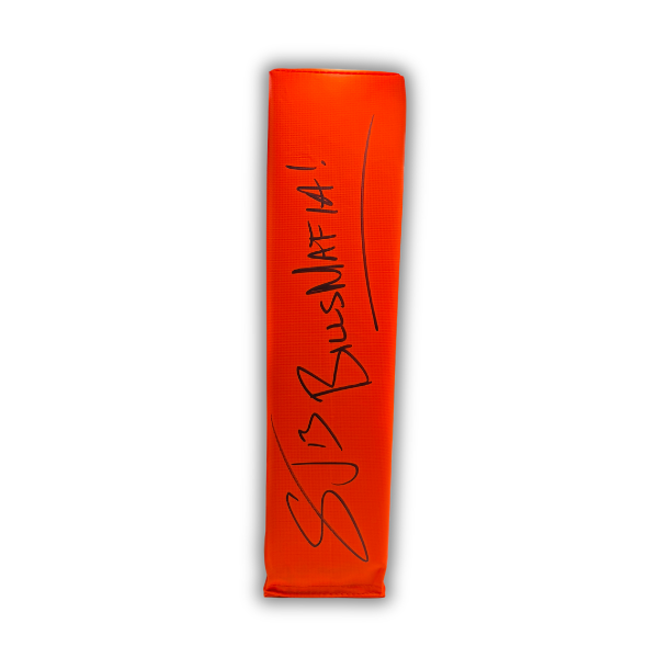 Stevie Johnson Signed Replica End Zone Pylon with "Bills Mafia"