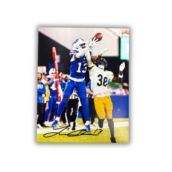 Skyler Bell Signed Leaping For Catch vs Steelers Photo