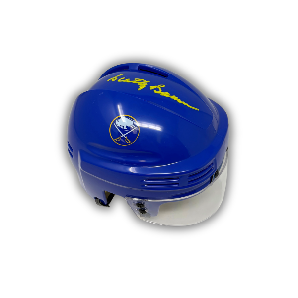 Scotty Bowman Signed Buffalo Sabres Blue Hockey Mini Helmet