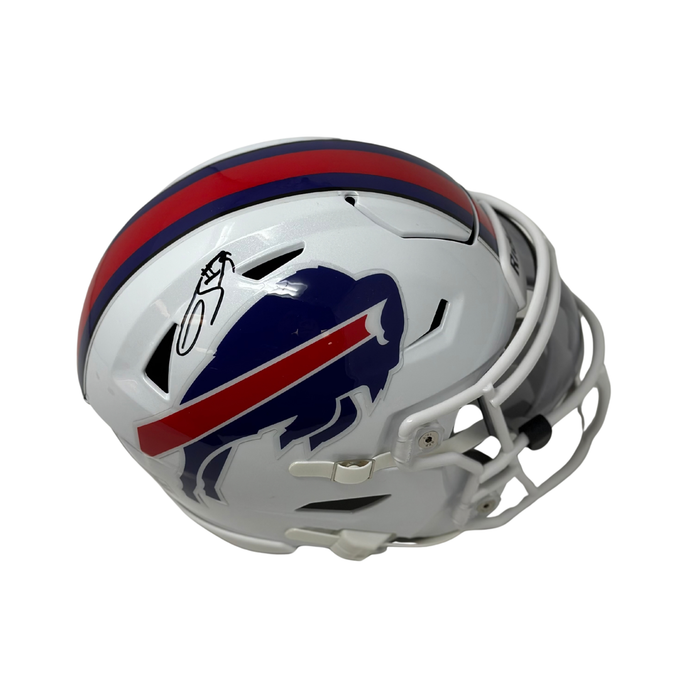 Spencer Brown Signed Buffalo Bills 2021 Speed MIDI Flex Helmet