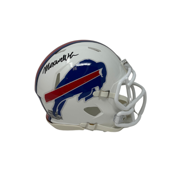 Maxwell Hairston Signed Buffalo Bills 2021 Speed Mini Helmet