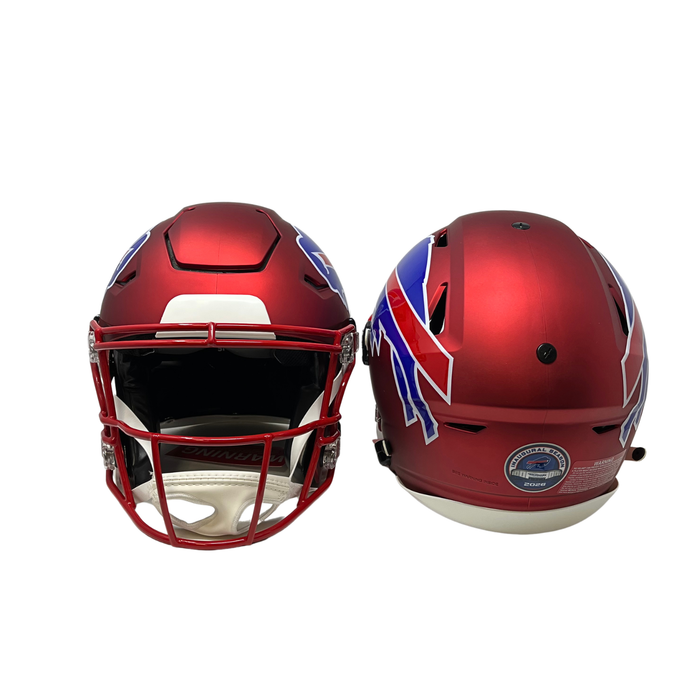 PRE-SALE: Josh Allen Signed TSE Exclusive Red Full Size Speed Flex Authentic Helmet