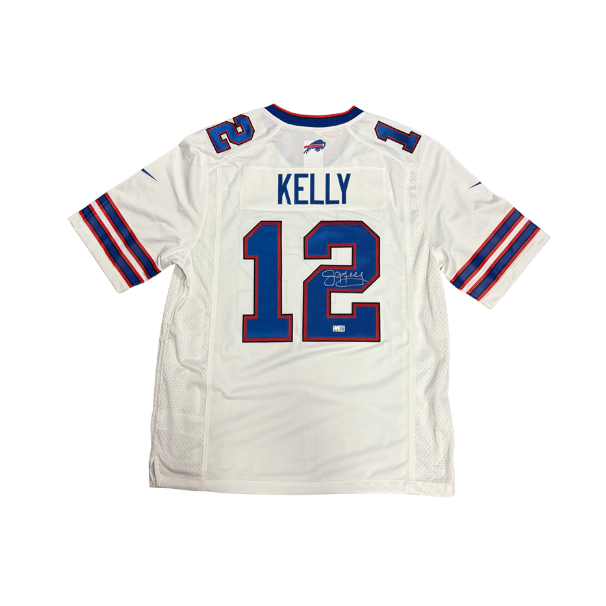 Jim Kelly Signed Buffalo Bills Nike Authentic White Stitched Jersey
