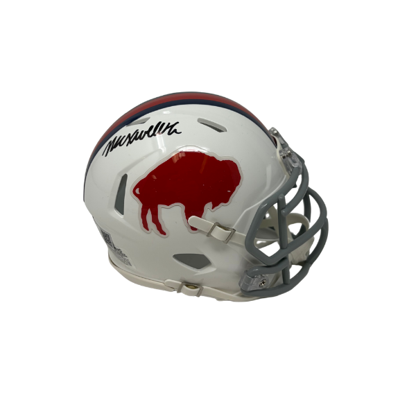 Maxwell Hairston Signed Buffalo Bills Standing Buffalo Speed Mini Helmet