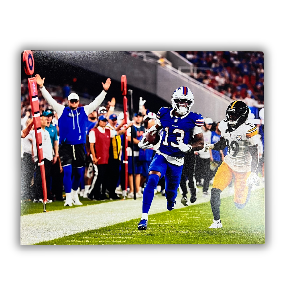 Skyler Bell Unsigned Preseason Touchdown vs Steelers Photo