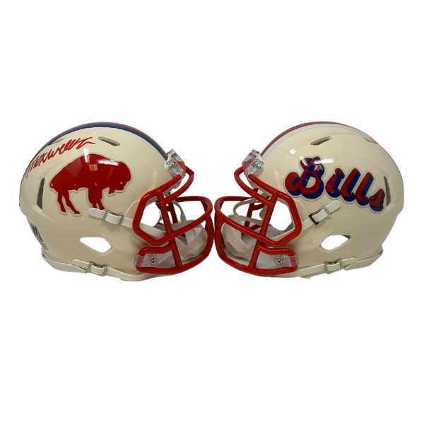 Maxwell Hairston Signed Buffalo Bills Retro Speed Mini Helmet