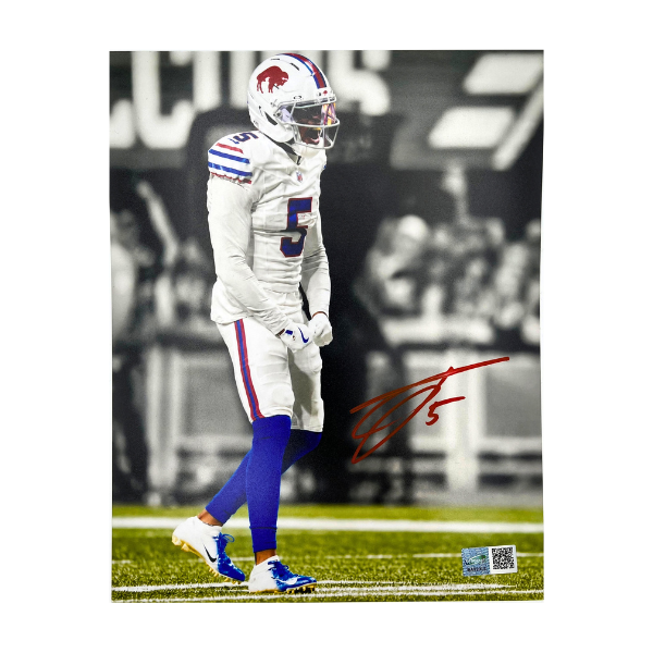 Joshua Palmer Signed Flexing in White Spotlight Photo