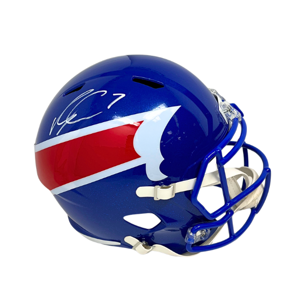 Ray Davis Signed Buffalo Bills Nickel City Alternate Speed Full Size Replica Helmet