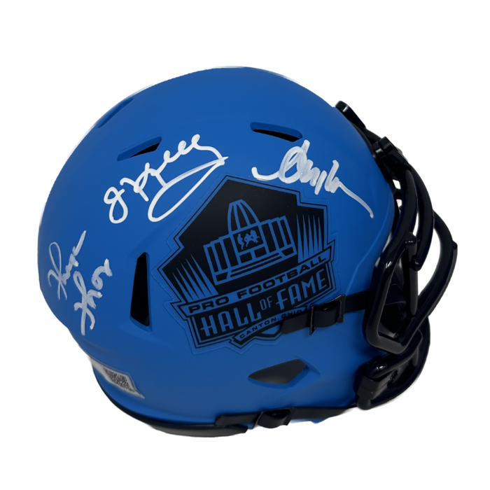 Triplets Signed Hall of Fame RAVE Speed Mini Helmet