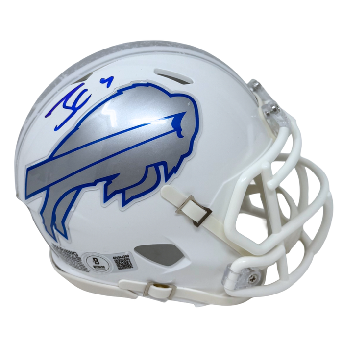 James Cook Signed Buffalo Bills Rivalries Speed Mini Helmet
