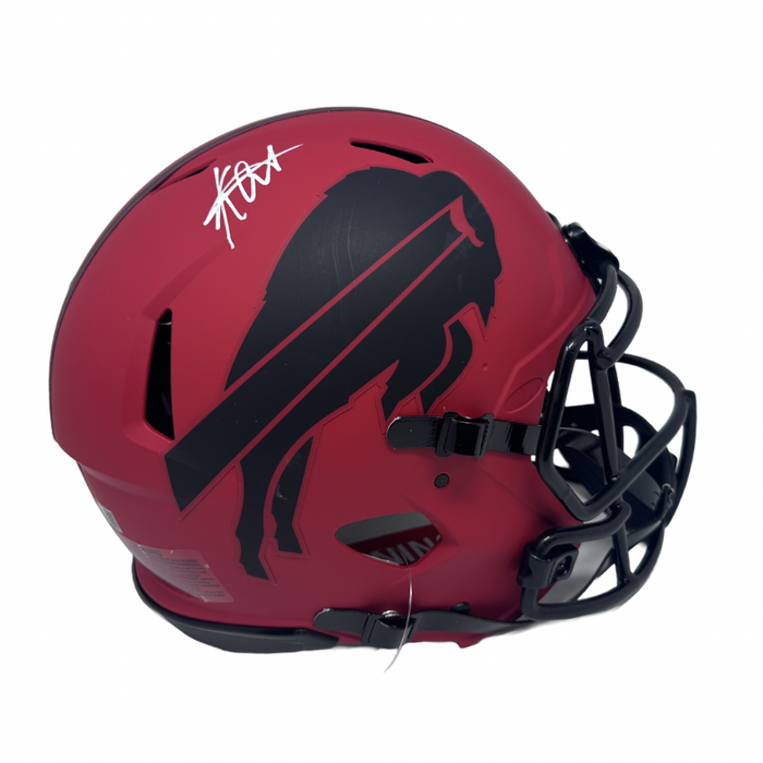 Keon Coleman Signed Buffalo Bills Full Size RAVE Speed Authentic Helmet