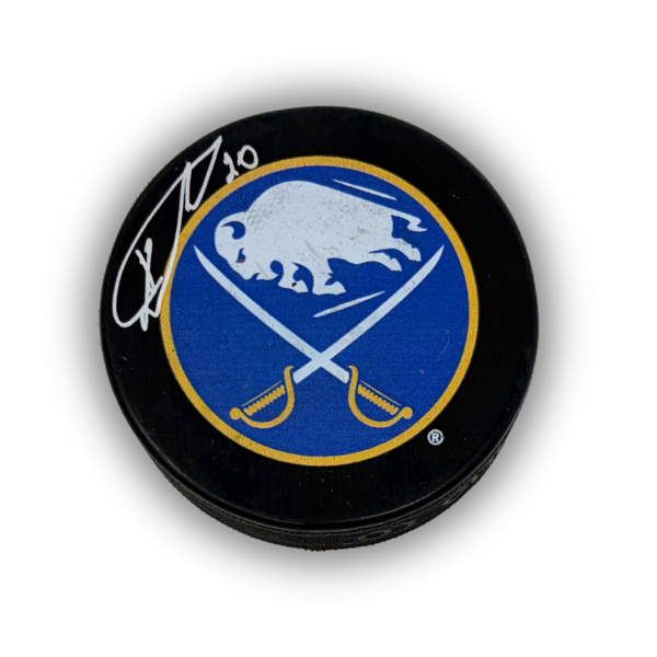 Jiří Kulich Signed Buffalo Sabres Large Logo Hockey Puck