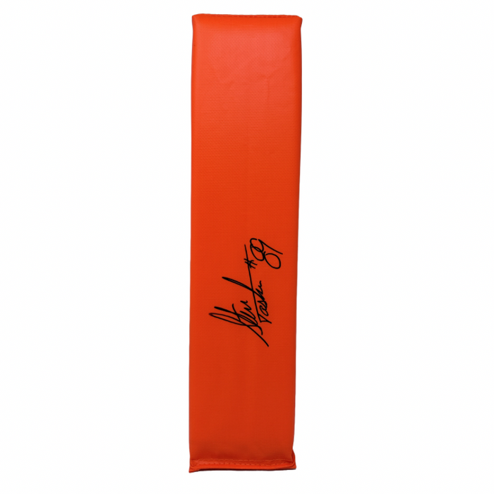 Steve Tasker Signed Replica End Zone Pylon
