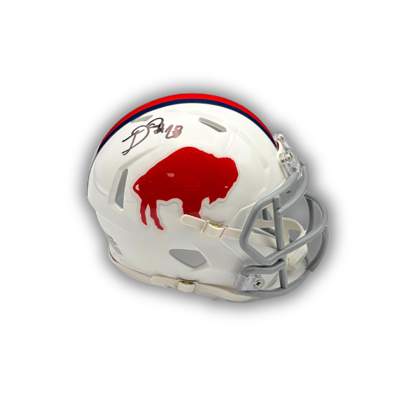 Dee Alford Signed Buffalo Bills Standing Buffalo Speed Mini Helmet