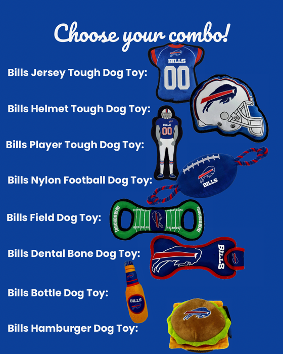 Buffalo Bills Bark Mafia Pet Bundle