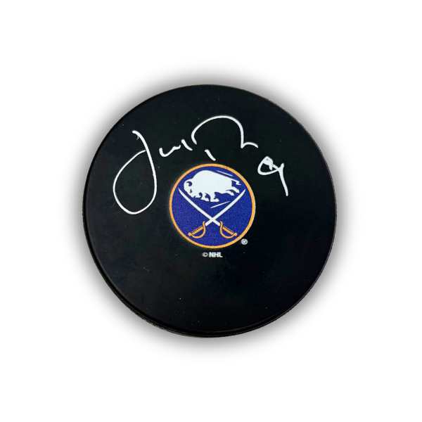 Josh Norris Signed Buffalo Sabres Small Logo Puck