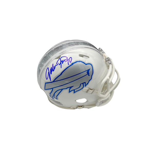 John Fina Signed Buffalo Bills Rivalries Speed Mini Helmet