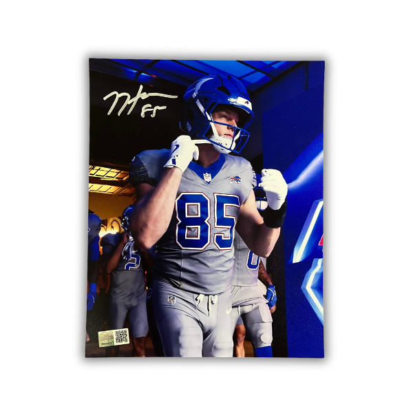 Jackson Hawes Signed in Tunnel in Nickel City Jersey