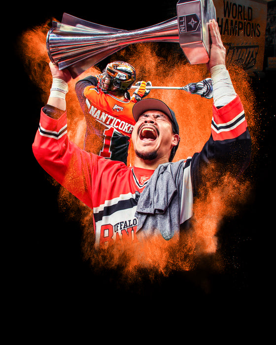 PRE-SALE: Tehoka Nanticoke Signed Color Burst Collage Photo