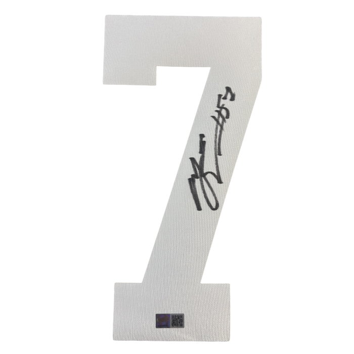 AJ Epenesa Signed White Authentic Jersey Number #7