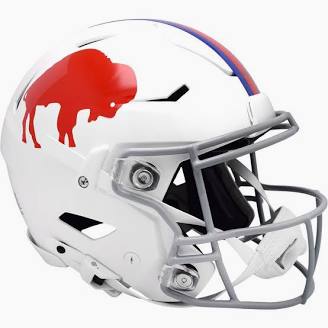 PRE-SALE: Josh Allen Signed Buffalo Bills Full Size Standing Buffalo Speed FLEX Authentic Helmet