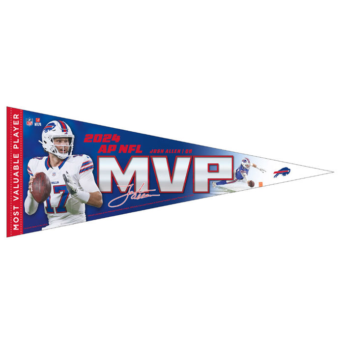 Josh Allen 2024 MVP Premium Felt Pennant