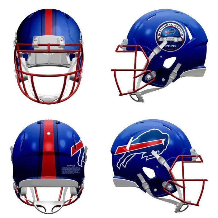 PRE-SALE: Thurman Thomas Signed TSE Exclusive Blue Speed Mini Helmet