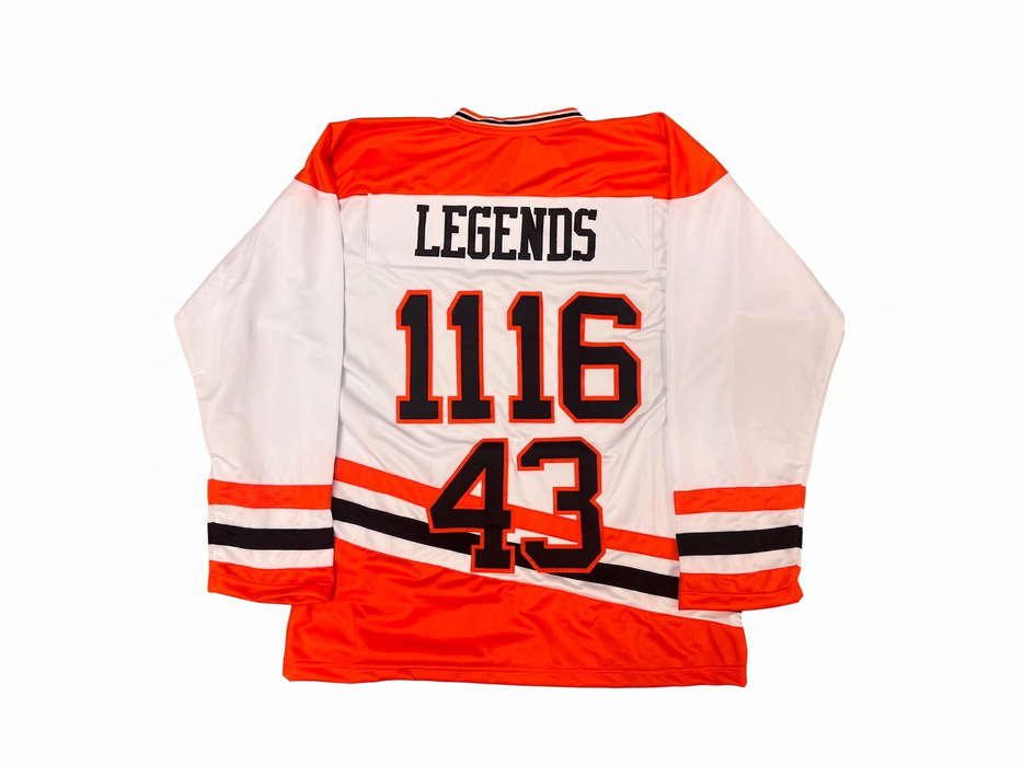 PRE-SALE: John Tavares, Darris and Rich Kilgour Triple Signed Pro-Style Buffalo Bandits Legends Jersey