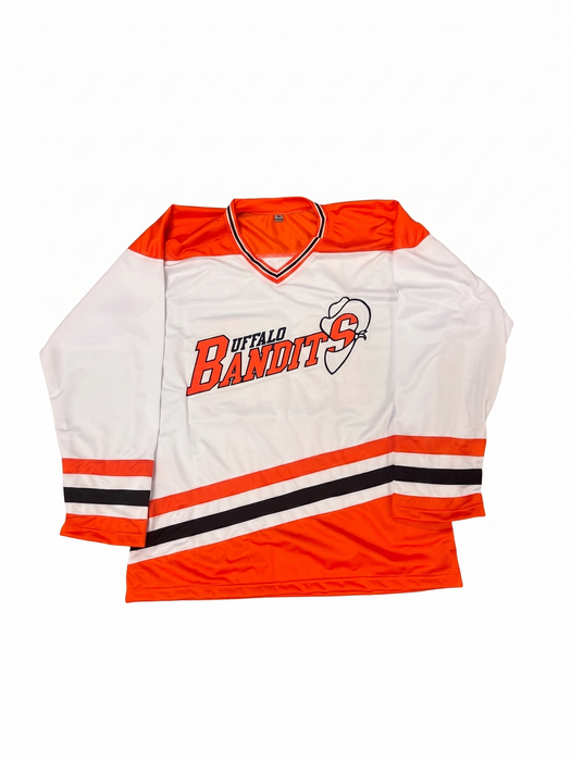 PRE-SALE: John Tavares, Darris and Rich Kilgour Triple Signed Pro-Style Buffalo Bandits Legends Jersey
