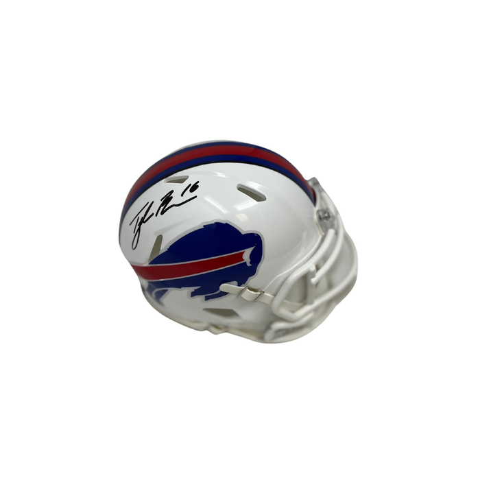 Tyler Bass Signed Buffalo Bills 2021 Speed Mini Helmet