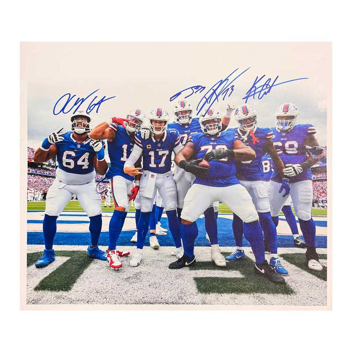 Multi Signed Team Touchdown Celebration 16x20 Photo or 20x24 Canvas