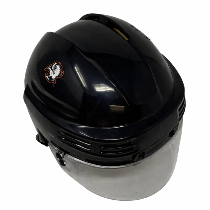 PRE-SALE: Gilbert Perreault Signed Buffalo Sabres Black Hockey Mini Helmet