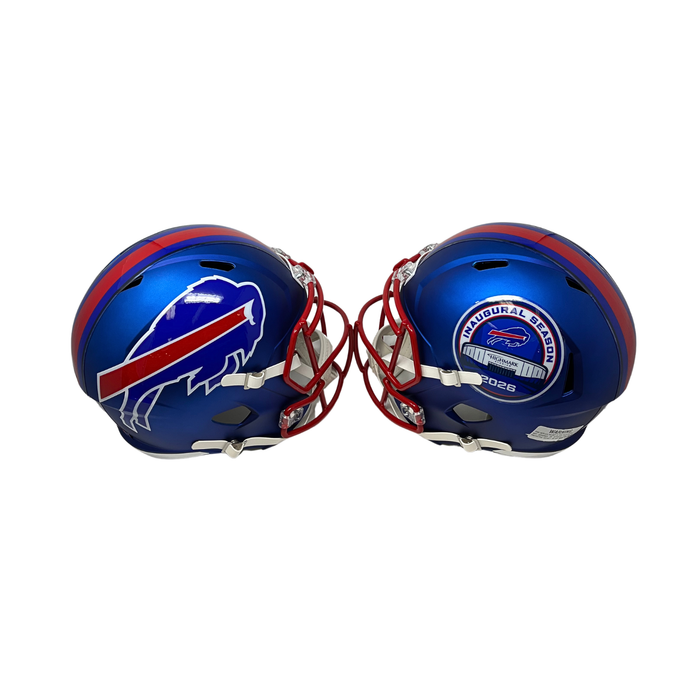 PRE-SALE: Dj Moore Signed TSE Exclusive Blue Full Size Speed Replica Helmet