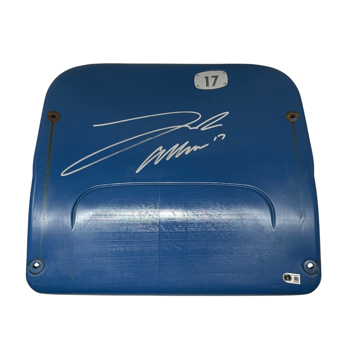 Josh Allen Autographed Authentic Highmark Stadium Blue Seatback