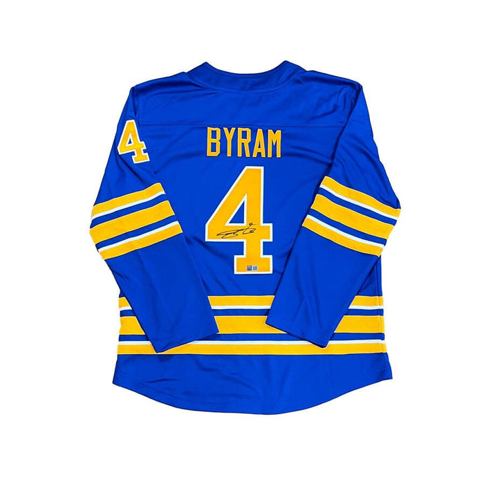 Bowen Byram Signed Buffalo Sabres Authentic Blue Jersey Signed Hockey Jersey TSE Buffalo 