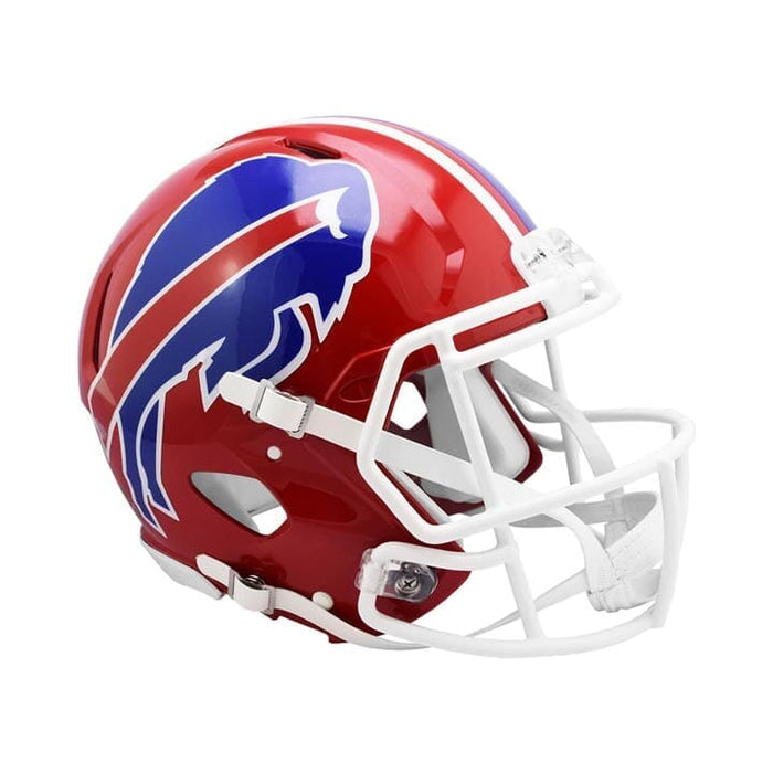 PRE-SALE: Spencer Brown Signed Buffalo Bills Full Size Red TB Speed Helmet PRE-SALE TSE Buffalo 