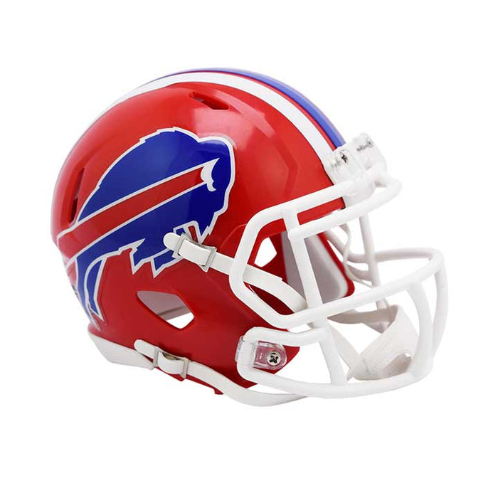 Buffalo Bills Red Throwback Riddell Speed Mini Helmet