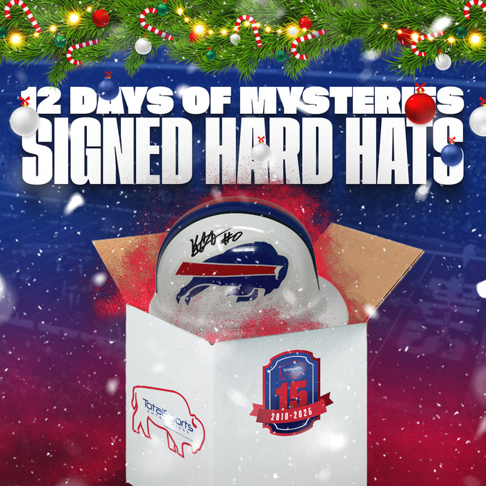 TSE Buffalo Autographed Mystery Hard Hat