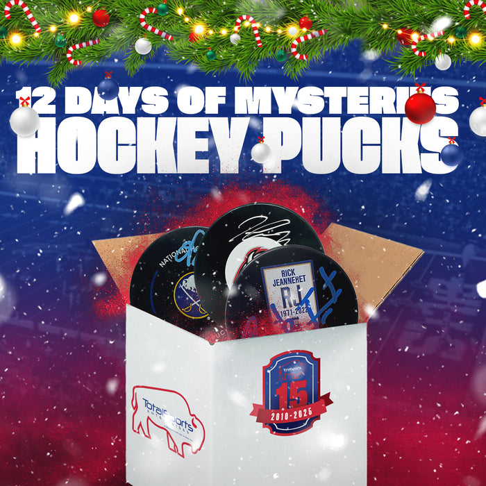 TSE Buffalo Sabres Autographed Mystery Puck ('25-'26 Season)