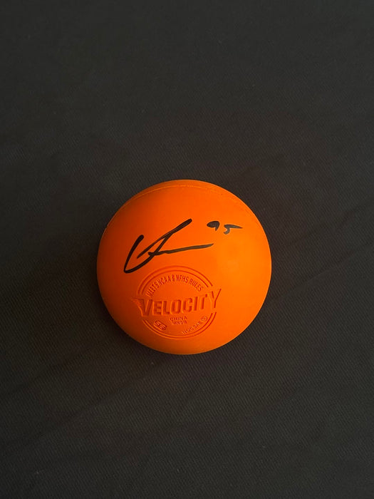 Facebook Auction: Chase Fraser Signed Orange Lacrosse Ball