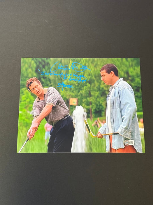 Facebook Auction: Christopher McDonald Signed 11x14 Movie Photo with "I Eat Pieces of Shit Like You for Breakfast" and "Shooter"