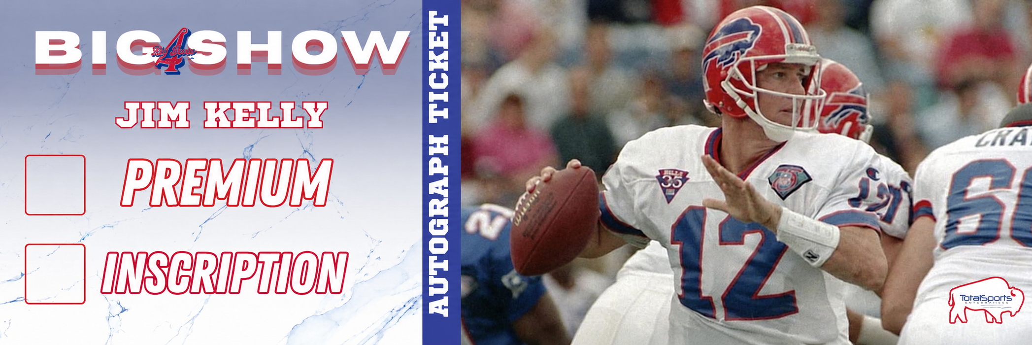 AUTOGRAPH TICKET: Get Your Premium Item Signed in Person by Jim Kelly