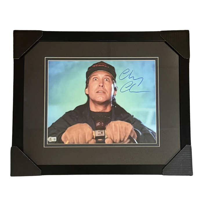 Chevy Chase Signed "Clark Griswold" Christmas Vacation 11x14 Photo Professionally Framed